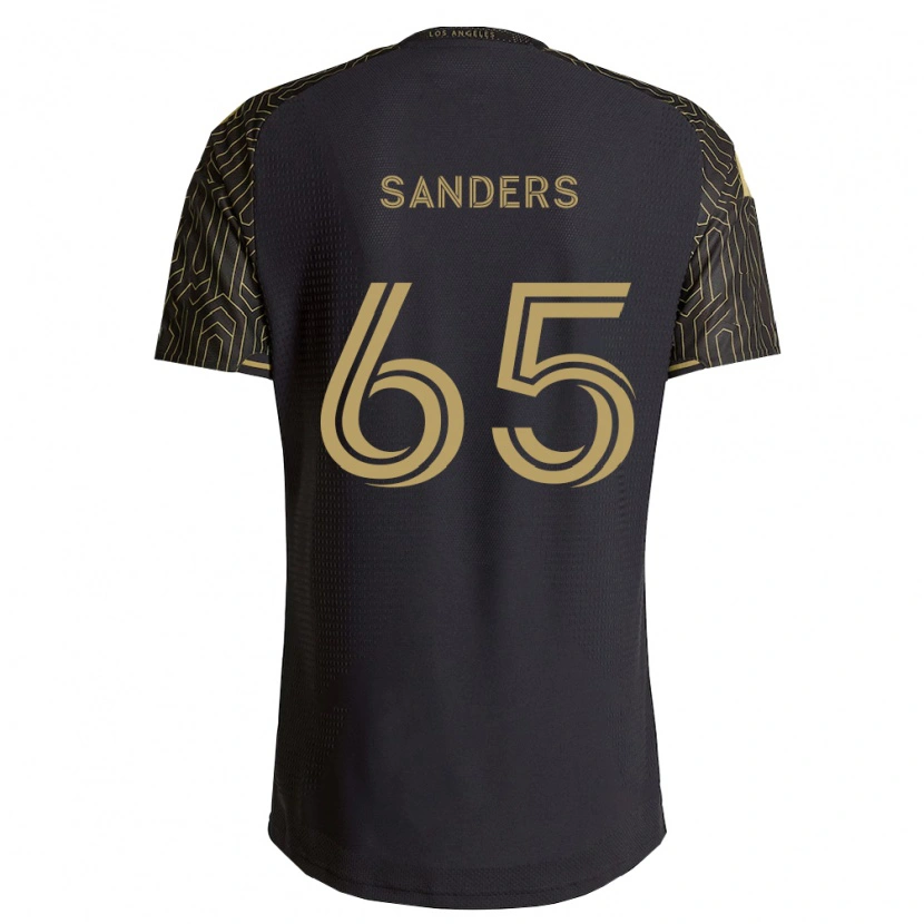 Danxen Enfant Maillot Adrian Sanders #65 Marron Noir Tenues Domicile 2026/27 T-Shirt