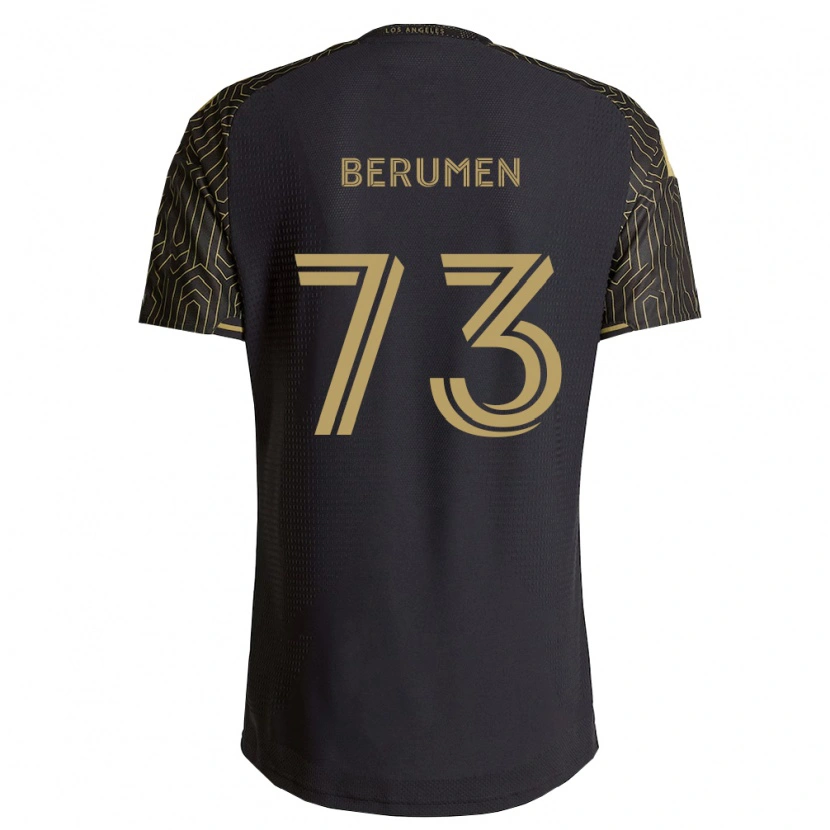 Danxen Enfant Maillot Eddy Berumen #73 Marron Noir Tenues Domicile 2026/27 T-Shirt