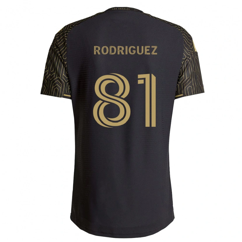 Danxen Enfant Maillot Ernesto Rodriguez #81 Marron Noir Tenues Domicile 2026/27 T-Shirt