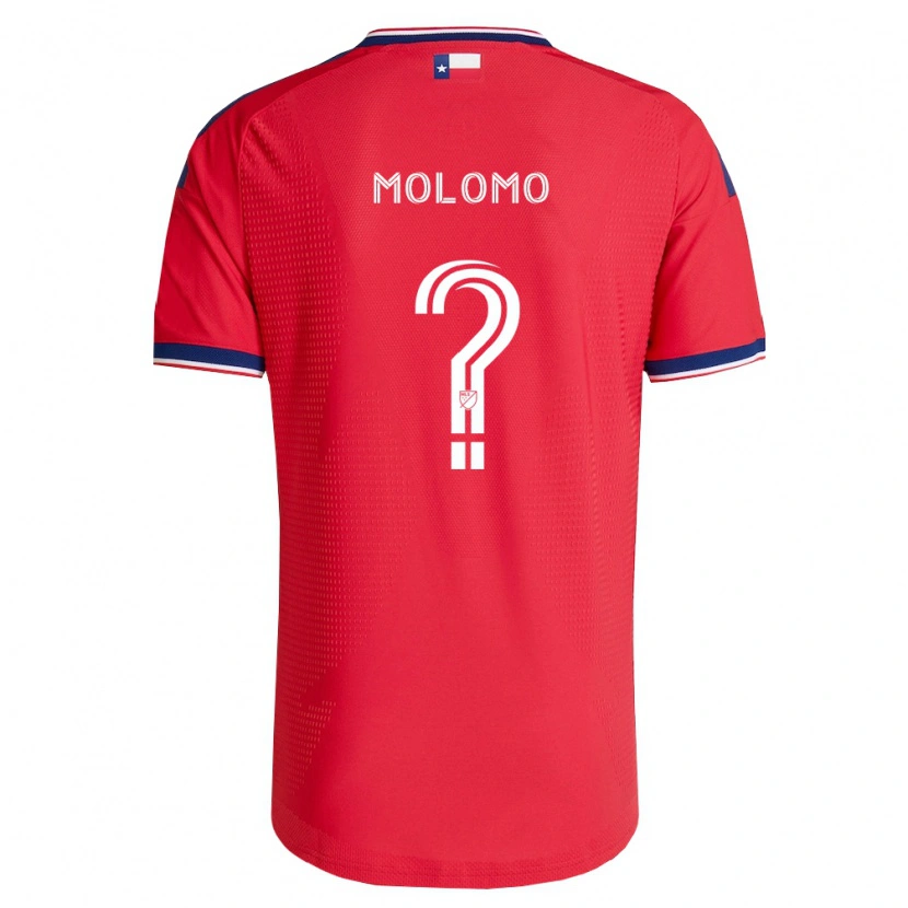 Danxen Enfant Maillot Zach Molomo #0 Rouge Bleu Blanc Tenues Domicile 2026/27 T-Shirt