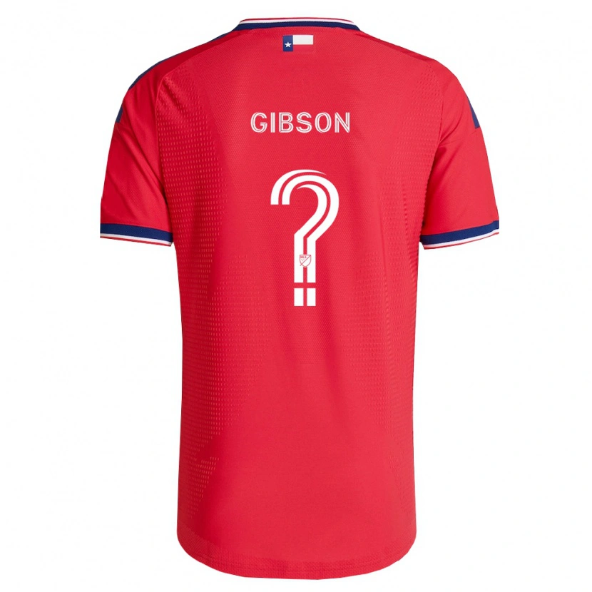 Danxen Enfant Maillot Jonah Gibson #0 Rouge Bleu Blanc Tenues Domicile 2026/27 T-Shirt