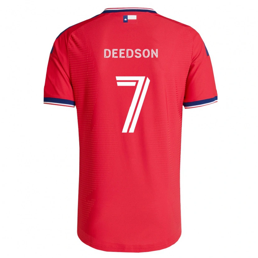Danxen Enfant Maillot Louicius Deedson #7 Rouge Bleu Blanc Tenues Domicile 2026/27 T-Shirt