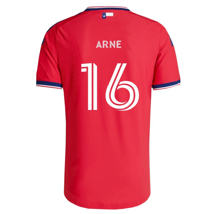 Danxen Enfant Maillot Patrick Arne #16 Rouge Bleu Blanc Tenues Domicile 2026/27 T-Shirt