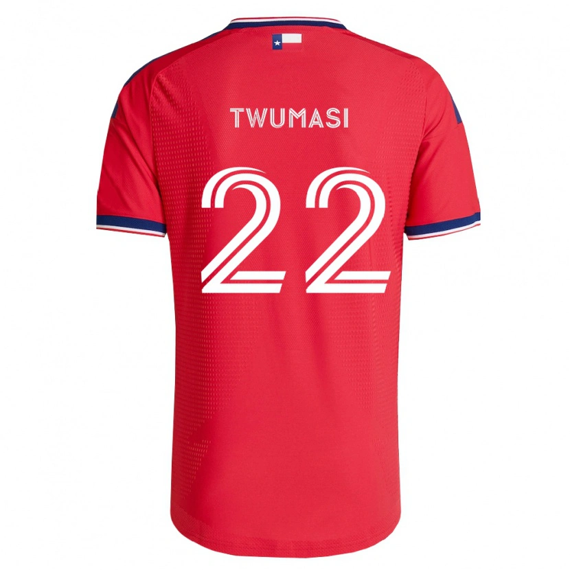 Danxen Enfant Maillot Ema Twumasi #22 Rouge Bleu Blanc Tenues Domicile 2026/27 T-Shirt