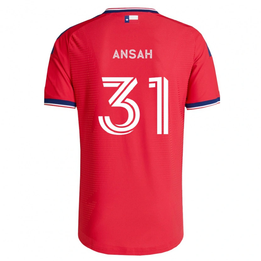 Danxen Enfant Maillot Eugene Ansah #31 Rouge Bleu Blanc Tenues Domicile 2026/27 T-Shirt