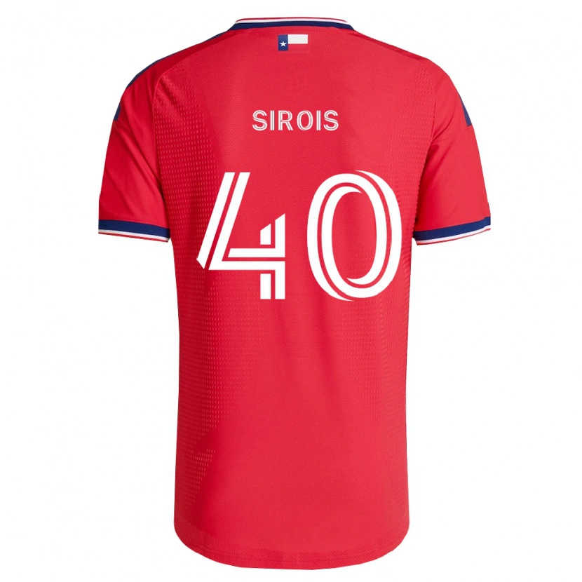 Danxen Enfant Maillot Jonathan Sirois #40 Rouge Bleu Blanc Tenues Domicile 2026/27 T-Shirt