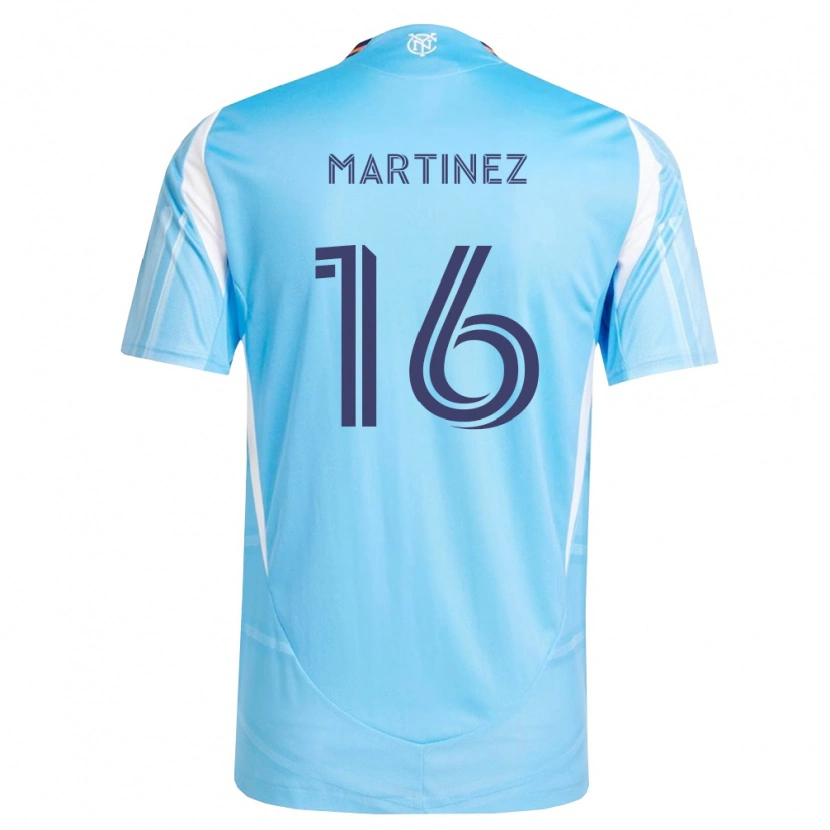 Danxen Enfant Maillot Alonso Martínez #16 Bleu Ciel Blanc Tenues Domicile 2026/27 T-Shirt