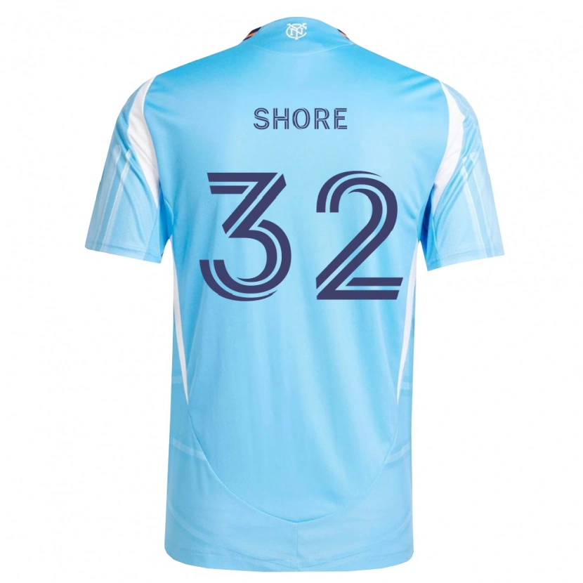 Danxen Enfant Maillot Jonathan Shore #32 Bleu Ciel Blanc Tenues Domicile 2026/27 T-Shirt