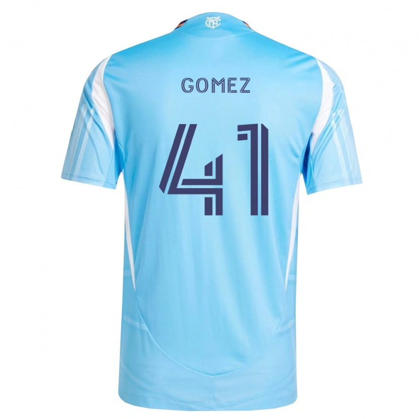 Danxen Enfant Maillot Julián Gómez #41 Bleu Ciel Blanc Tenues Domicile 2026/27 T-Shirt