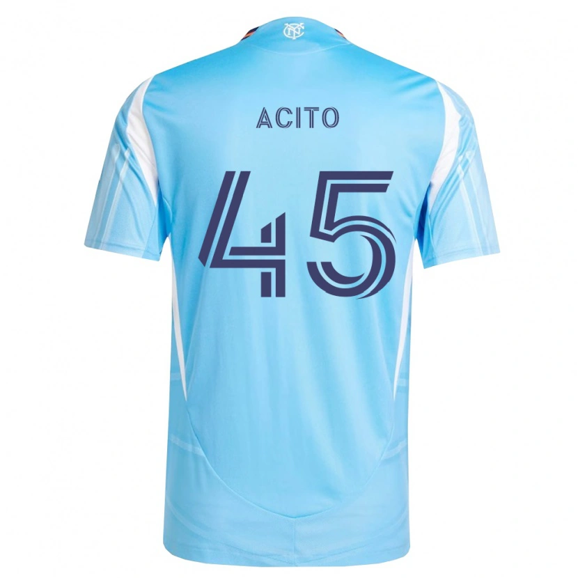 Danxen Enfant Maillot Kamran Acito #45 Bleu Ciel Blanc Tenues Domicile 2026/27 T-Shirt