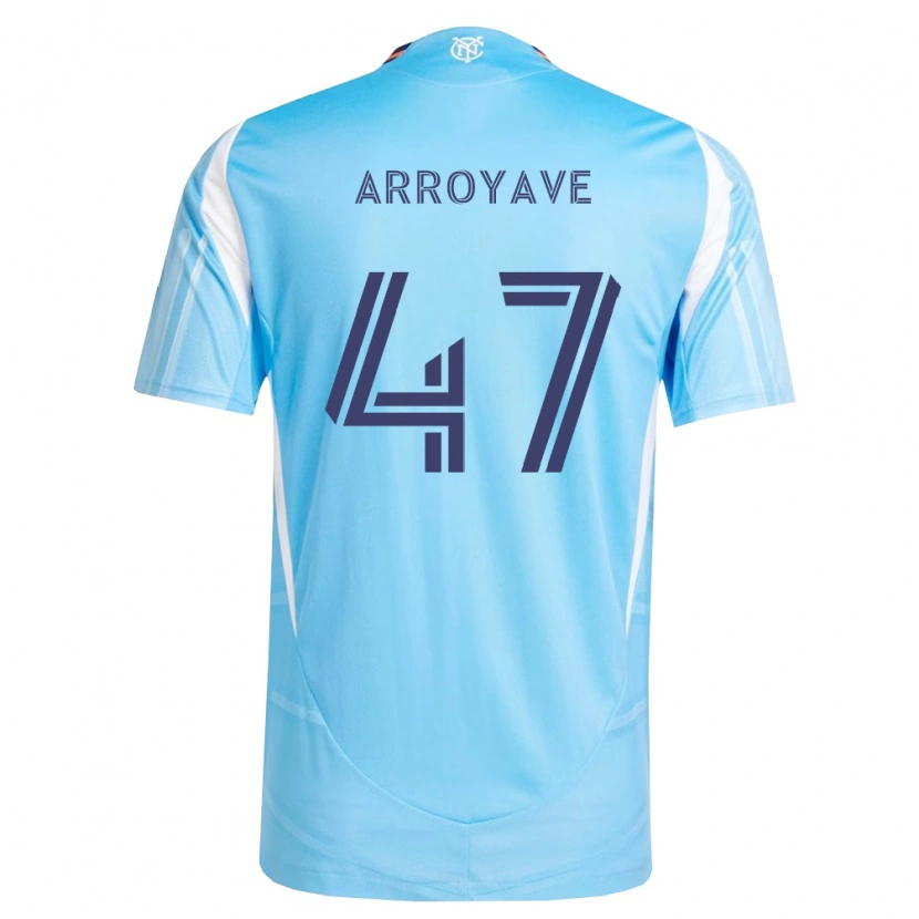 Danxen Enfant Maillot Jacob Arroyave #47 Bleu Ciel Blanc Tenues Domicile 2026/27 T-Shirt