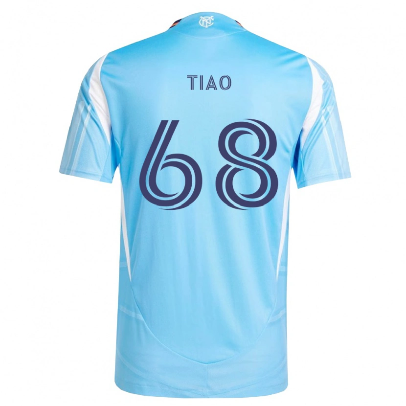 Danxen Enfant Maillot Christopher Tiao #68 Bleu Ciel Blanc Tenues Domicile 2026/27 T-Shirt