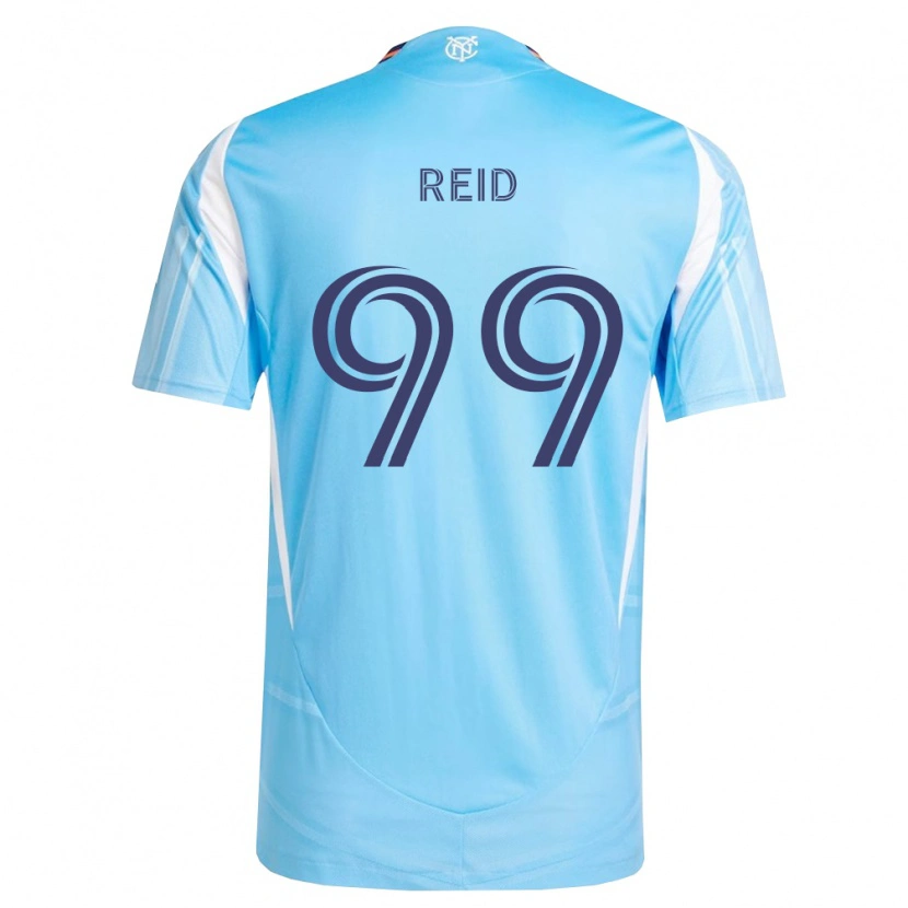 Danxen Enfant Maillot Seymour Reid #99 Bleu Ciel Blanc Tenues Domicile 2026/27 T-Shirt