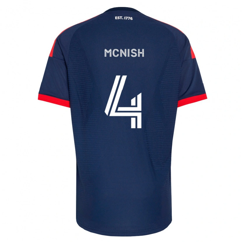 Danxen Enfant Maillot Sheridan Mcnish #4 Bleu Royal Rouge Blanc Tenues Domicile 2026/27 T-Shirt
