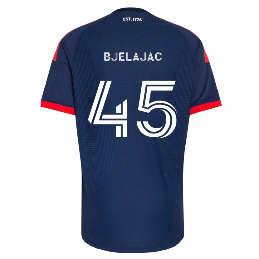 Danxen Enfant Maillot Andrej Bjelajac #45 Bleu Royal Rouge Blanc Tenues Domicile 2026/27 T-Shirt