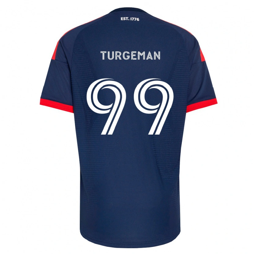 Danxen Enfant Maillot Dor Turgeman #99 Bleu Royal Rouge Blanc Tenues Domicile 2026/27 T-Shirt