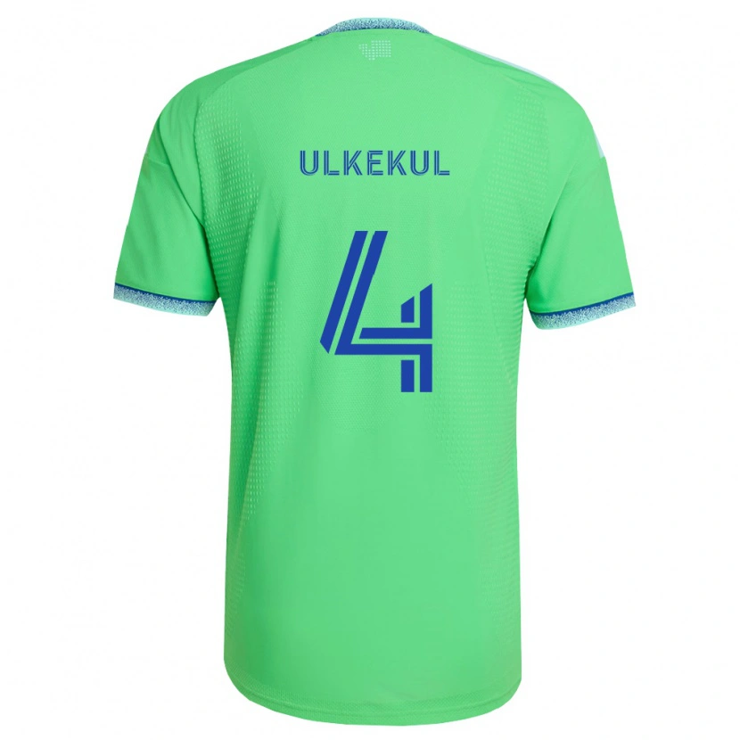 Danxen Enfant Maillot Jodi Ulkekul #4 Vert Bleu Clair Tenues Domicile 2026/27 T-Shirt