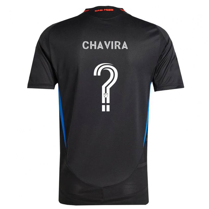 Danxen Enfant Maillot Scott Chavira #0 Bleu Blanc Noir Tenues Domicile 2026/27 T-Shirt
