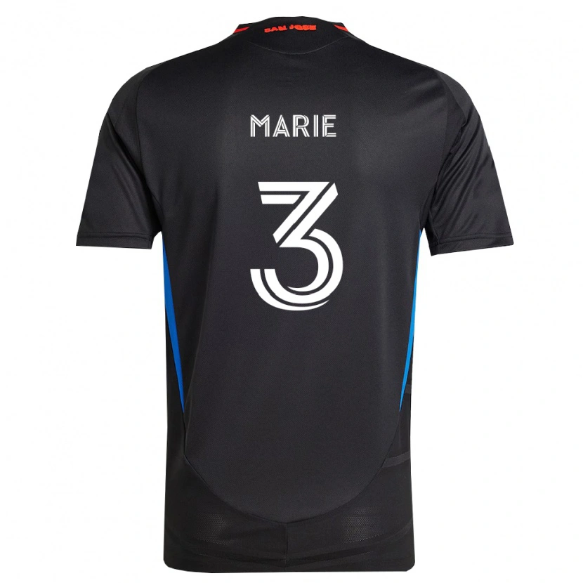 Danxen Enfant Maillot Paul Marie #3 Bleu Blanc Noir Tenues Domicile 2026/27 T-Shirt