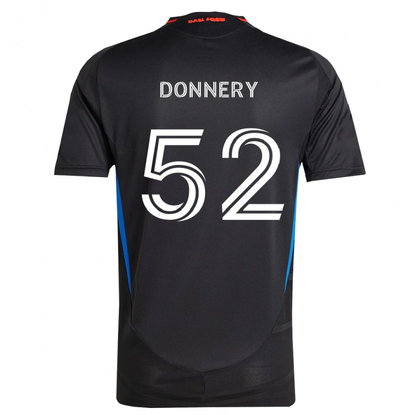 Danxen Enfant Maillot Julian Donnery #52 Bleu Blanc Noir Tenues Domicile 2026/27 T-Shirt