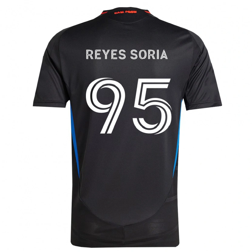 Danxen Enfant Maillot Randhu Reyes Soria #95 Bleu Blanc Noir Tenues Domicile 2026/27 T-Shirt
