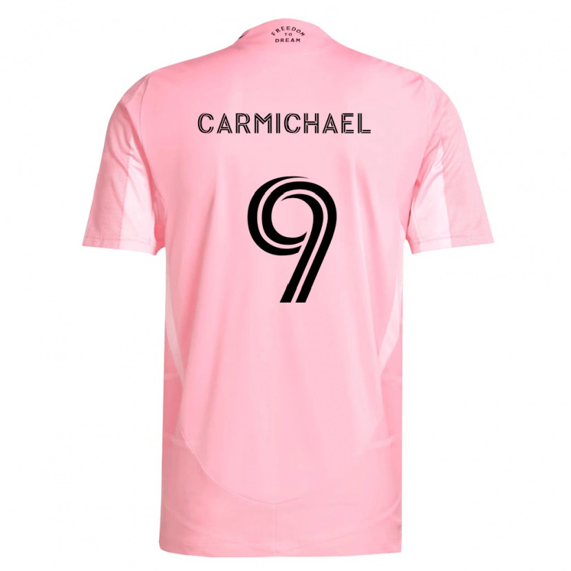 Danxen Enfant Maillot Ryan Carmichael #9 Rose Noir Tenues Domicile 2026/27 T-Shirt