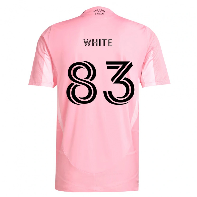 Danxen Enfant Maillot Rondell White #83 Rose Noir Tenues Domicile 2026/27 T-Shirt