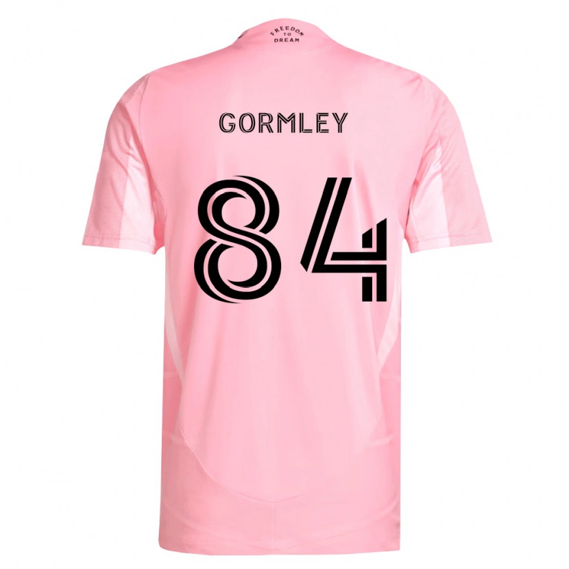 Danxen Enfant Maillot Sean Gormley #84 Rose Noir Tenues Domicile 2026/27 T-Shirt