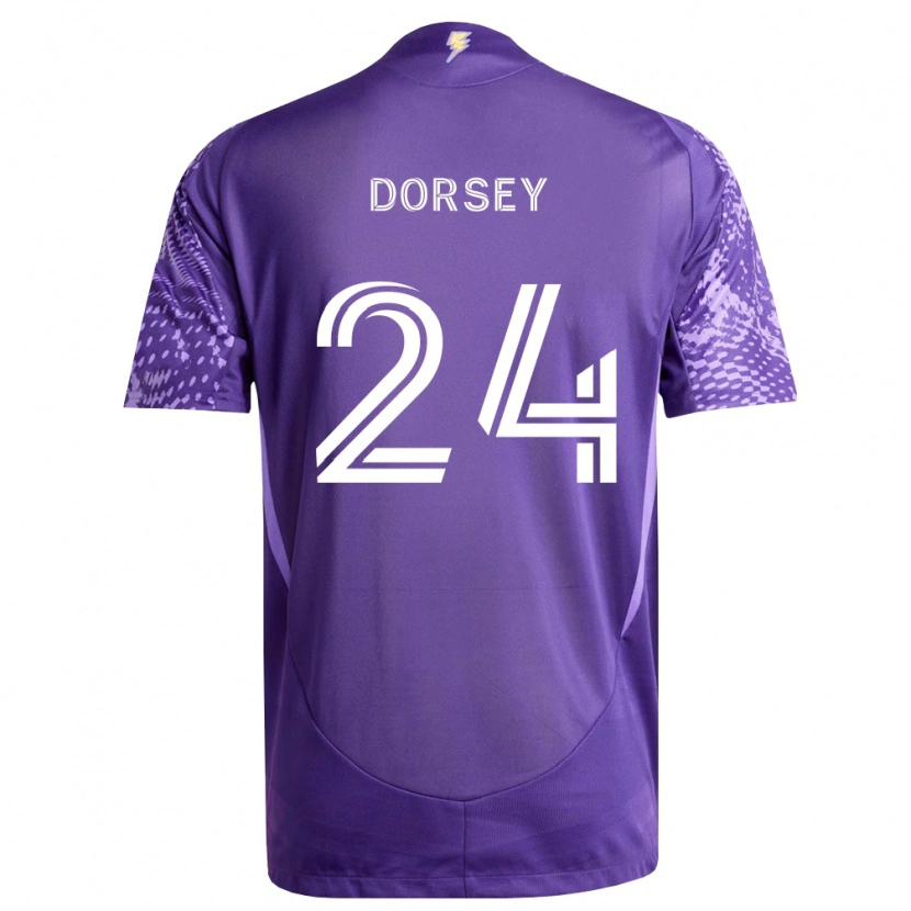Danxen Enfant Maillot Griffin Dorsey #24 Violet Blanc Tenues Domicile 2026/27 T-Shirt