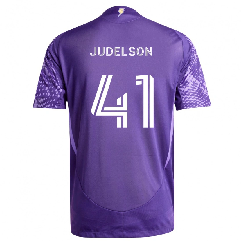Danxen Enfant Maillot Dylan Judelson #41 Violet Blanc Tenues Domicile 2026/27 T-Shirt