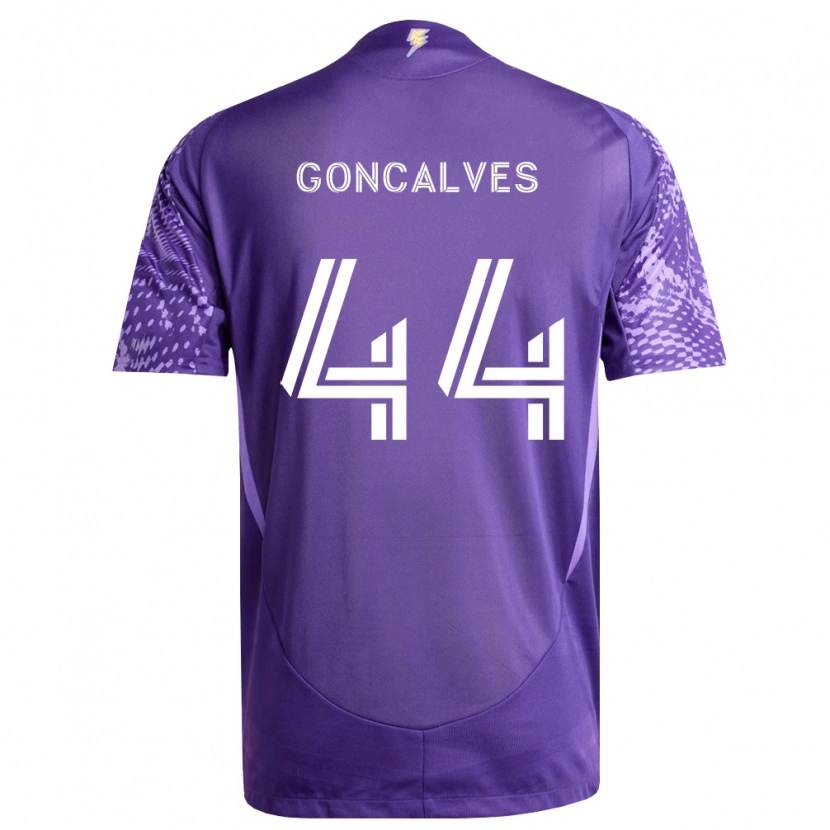 Danxen Enfant Maillot Bernardo Rhein #44 Violet Blanc Tenues Domicile 2026/27 T-Shirt