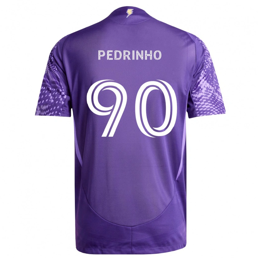 Danxen Enfant Maillot Pedro Leão #90 Violet Blanc Tenues Domicile 2026/27 T-Shirt