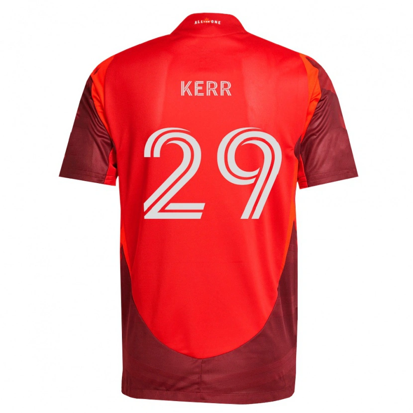 Danxen Enfant Maillot Deandre Kerr #29 Bourgogne Rouge Tenues Domicile 2026/27 T-Shirt