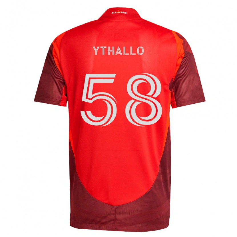 Danxen Enfant Maillot Ythallo #58 Bourgogne Rouge Tenues Domicile 2026/27 T-Shirt
