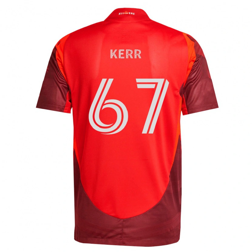 Danxen Enfant Maillot Kervon Kerr #67 Bourgogne Rouge Tenues Domicile 2026/27 T-Shirt
