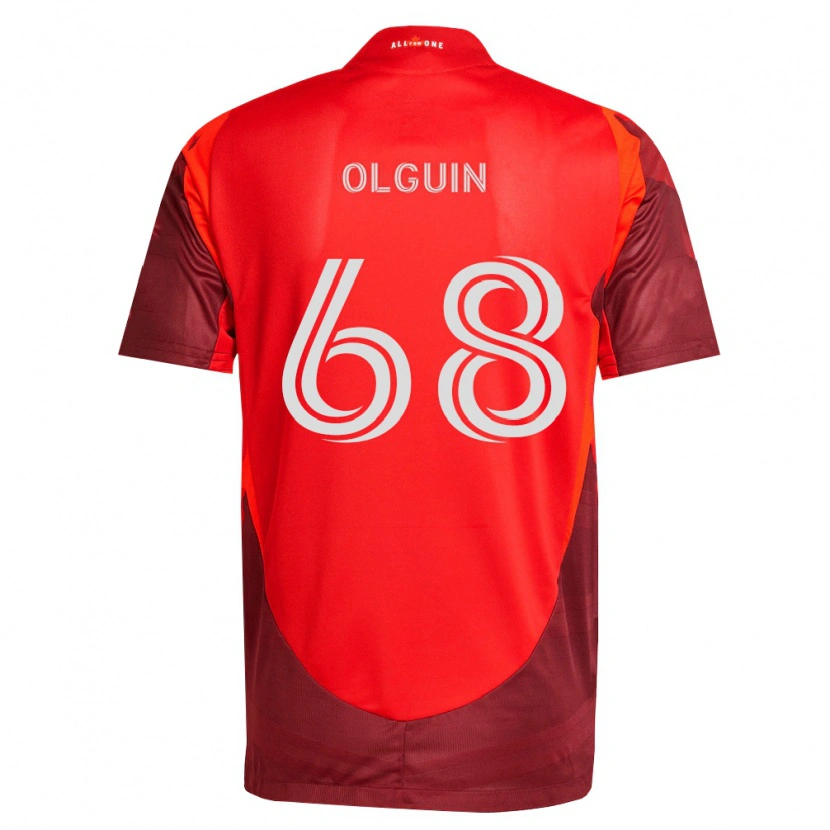 Danxen Enfant Maillot Lucas Olguin #68 Bourgogne Rouge Tenues Domicile 2026/27 T-Shirt