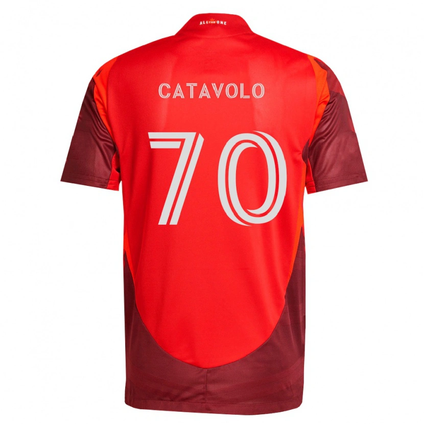 Danxen Enfant Maillot Matthew Catavolo #70 Bourgogne Rouge Tenues Domicile 2026/27 T-Shirt