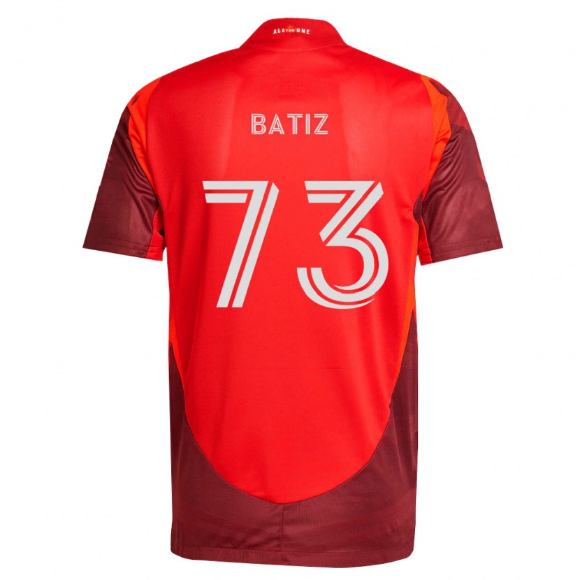 Danxen Enfant Maillot Jesus Batiz #73 Bourgogne Rouge Tenues Domicile 2026/27 T-Shirt