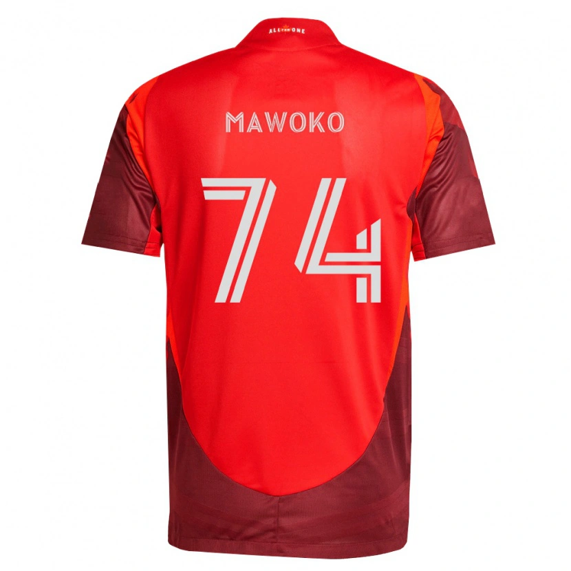 Danxen Enfant Maillot Kundai Mawoko #74 Bourgogne Rouge Tenues Domicile 2026/27 T-Shirt