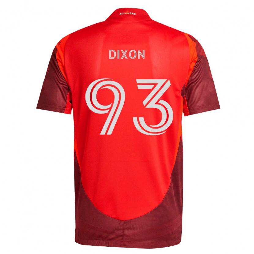 Danxen Enfant Maillot Damar Dixon #93 Bourgogne Rouge Tenues Domicile 2026/27 T-Shirt