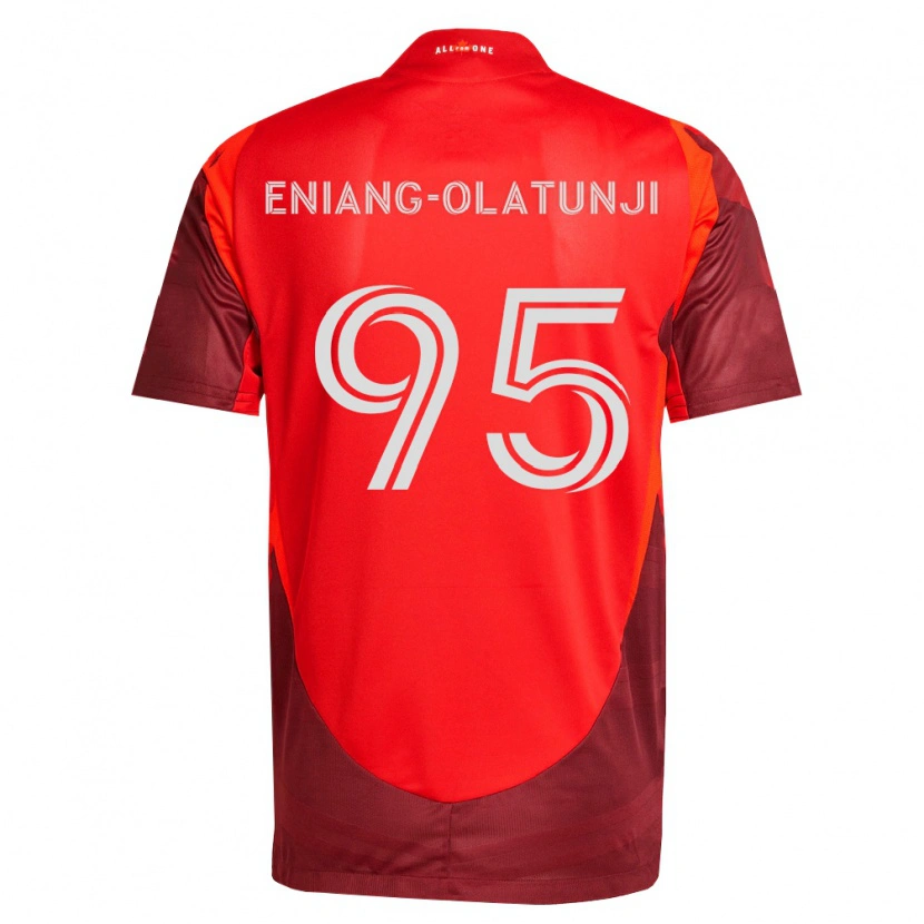 Danxen Enfant Maillot Daniel Eniang-Olatunji #95 Bourgogne Rouge Tenues Domicile 2026/27 T-Shirt