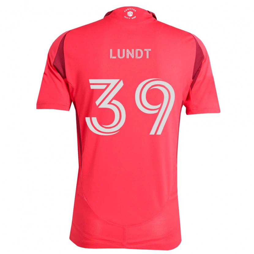 Danxen Enfant Maillot Ben Lundt #39 Magenta Blanc Tenues Domicile 2026/27 T-Shirt