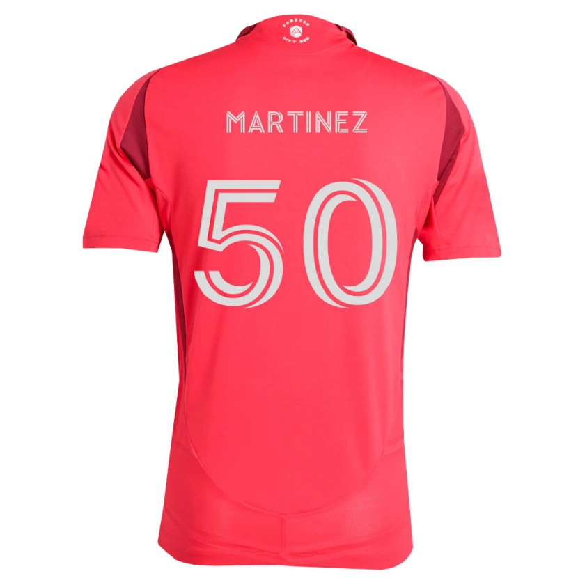 Danxen Enfant Maillot Nate Martinez #50 Magenta Blanc Tenues Domicile 2026/27 T-Shirt