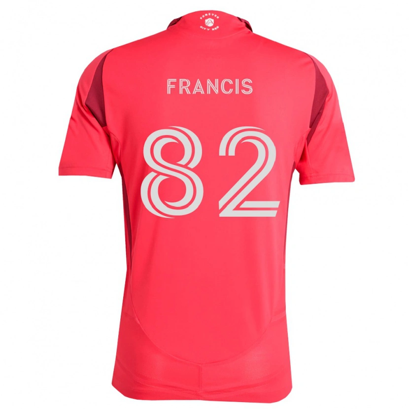 Danxen Enfant Maillot Patrick Francis #82 Magenta Blanc Tenues Domicile 2026/27 T-Shirt