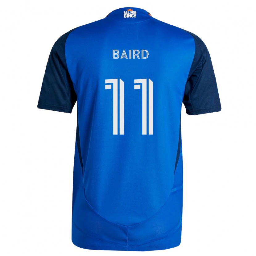 Danxen Enfant Maillot Corey Baird #11 Bleu Royal Orange Tenues Domicile 2026/27 T-Shirt