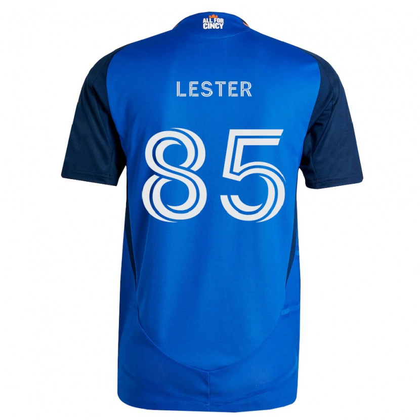 Danxen Enfant Maillot Dominick Lester #85 Bleu Royal Orange Tenues Domicile 2026/27 T-Shirt