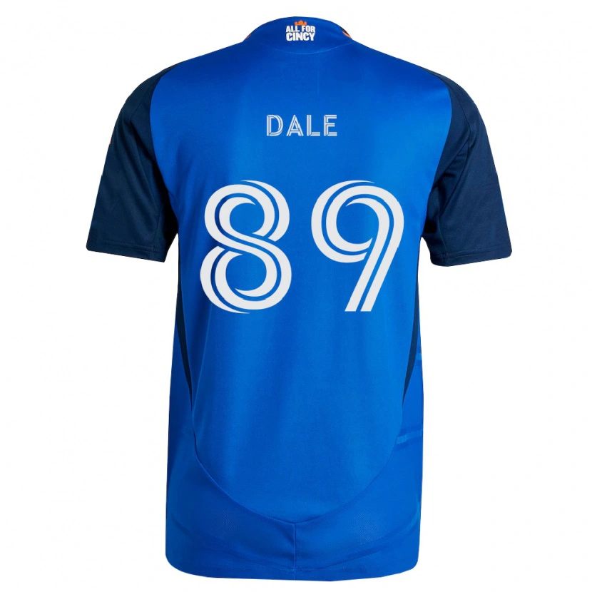 Danxen Enfant Maillot Connor Dale #89 Bleu Royal Orange Tenues Domicile 2026/27 T-Shirt