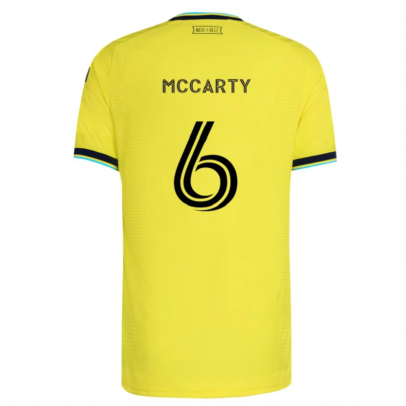 Danxen Enfant Maillot Dax Mccarty #6 Jaune Vif Bleu Marine Tenues Domicile 2026/27 T-Shirt