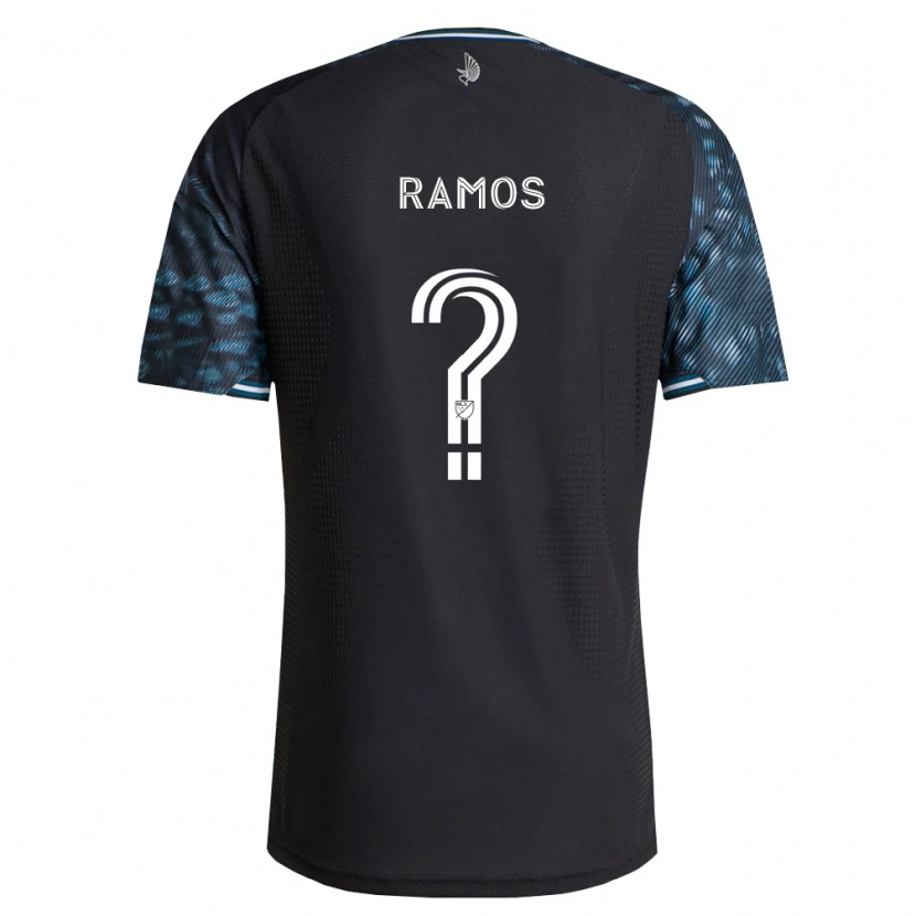 Danxen Enfant Maillot Jason Ramos #0 Noir Blanc Tenues Domicile 2026/27 T-Shirt