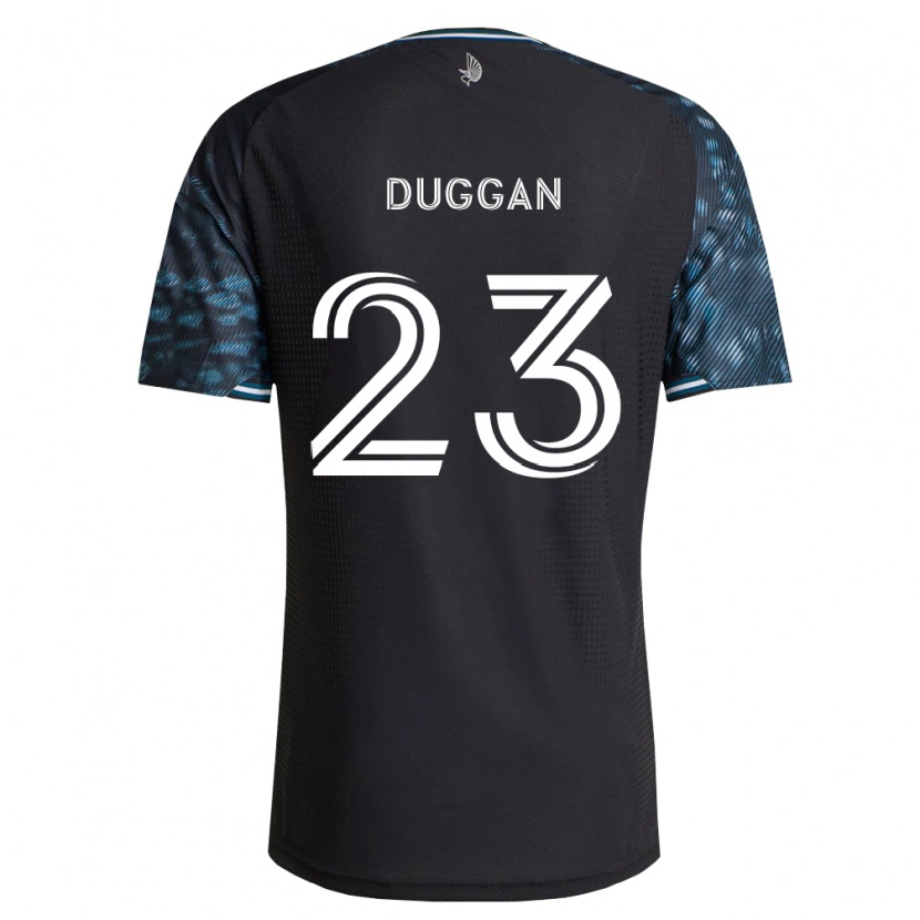 Danxen Enfant Maillot Morris Duggan #23 Noir Blanc Tenues Domicile 2026/27 T-Shirt